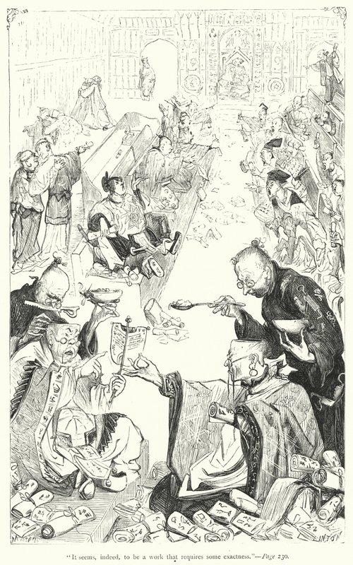 Illustration für Gullivers Reisen von Jonathan Swift von Thomas Morten