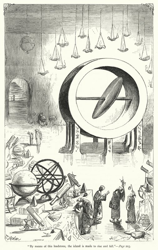 Illustration für Gullivers Reisen von Jonathan Swift von Thomas Morten