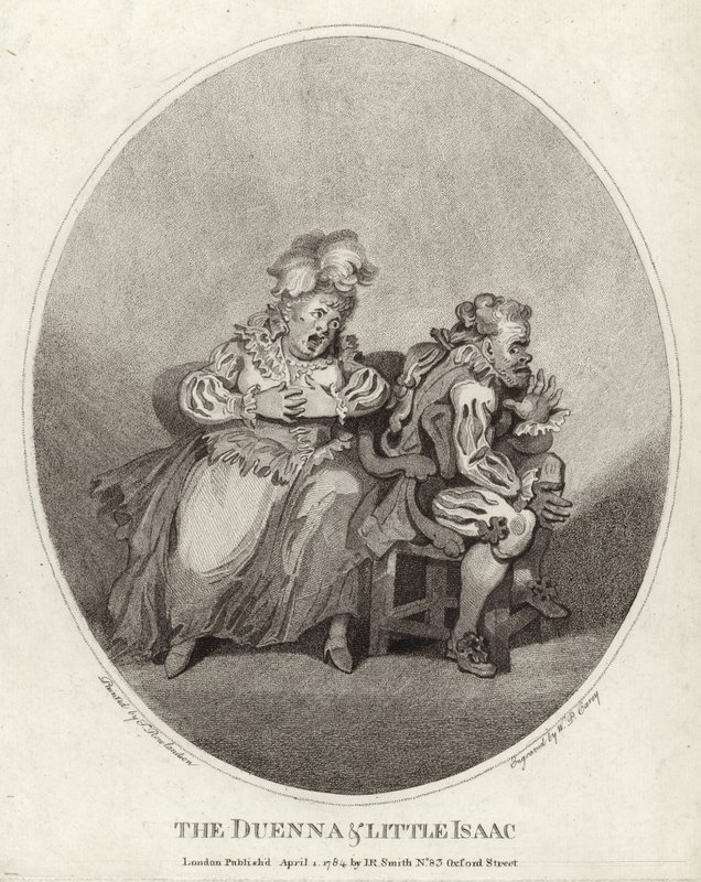 Die Gouvernante und der kleine Isaac von Thomas Rowlandson