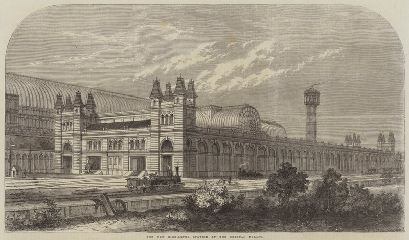 Der neue Hochbahnhof am Crystal Palace von Thomas Sulman