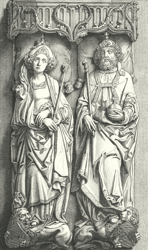 Grab von Heinrich II., Heiliger Römischer Kaiser, und Kunigunde von Luxemburg, Bamberger Dom, Deutschland von Tilman Riemenschneider