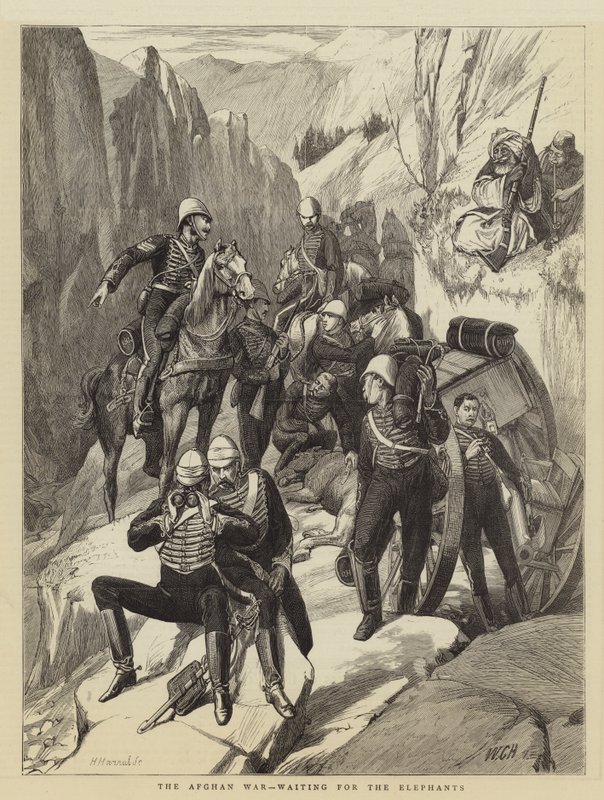 Der Afghanische Krieg, Warten auf die Elefanten von Walter Charles Horsley