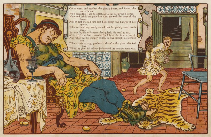 Jack und die Bohnenranke von Walter Crane