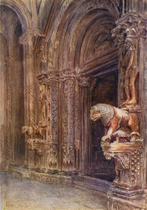 Die Vorhalle des Doms von Trau von Walter Frederick Roofe Tyndale