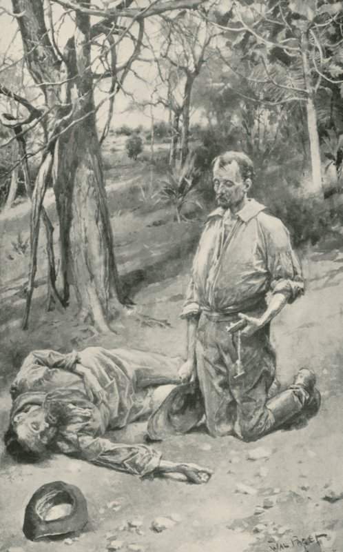 König beobachtet die letzten Momente von Burke von Walter Stanley Paget