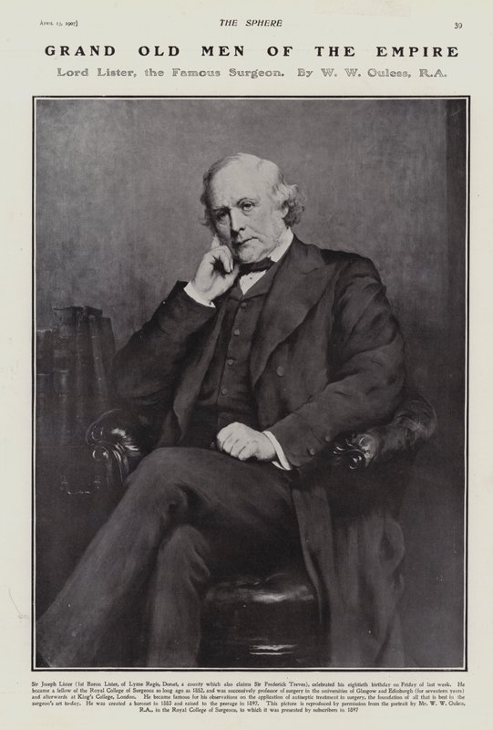 Joseph Lister von Walter William (after) Ouless