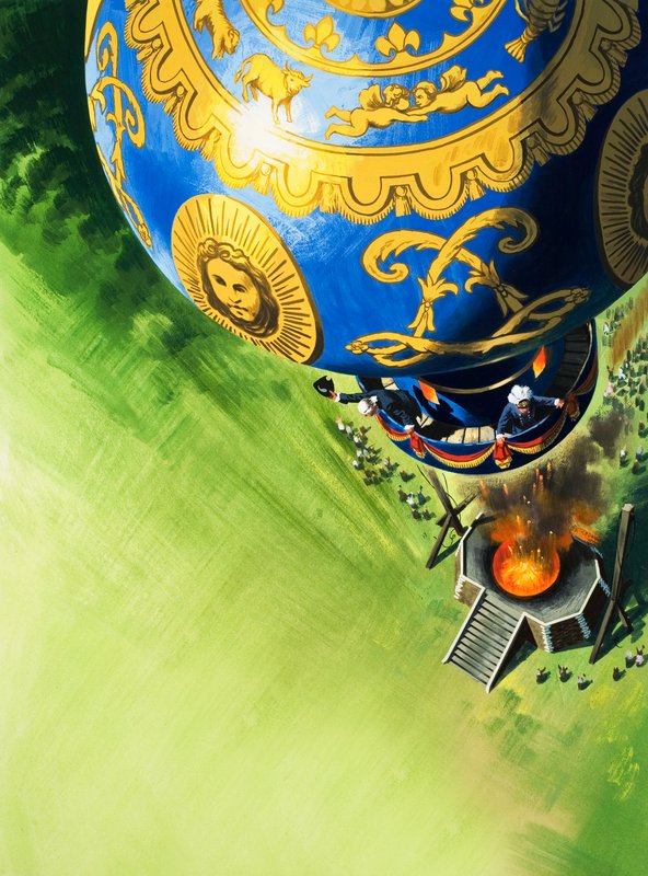 Ballonaufstieg von Wilf (20th century) Hardy
