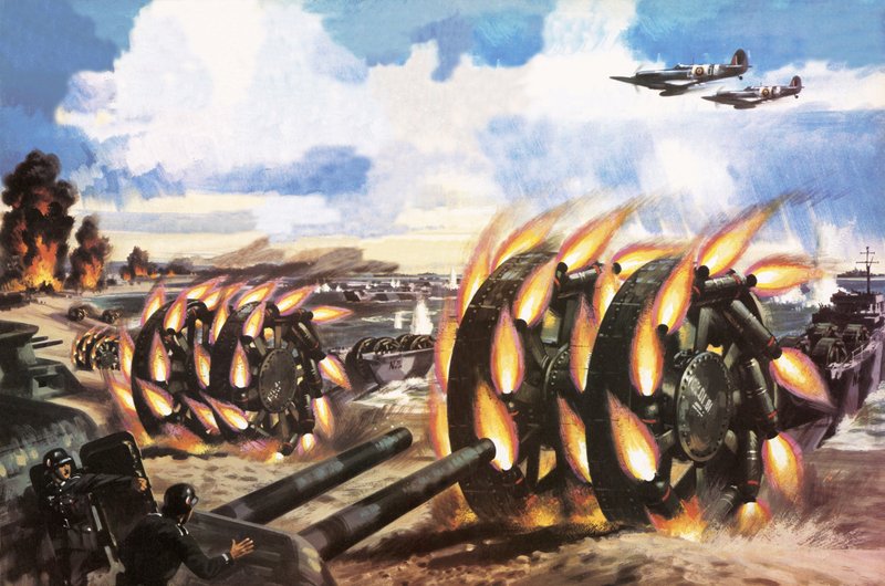 Der mächtige Panjandrum, die Waffe, die nicht funktionierte von Wilf (20th century) Hardy