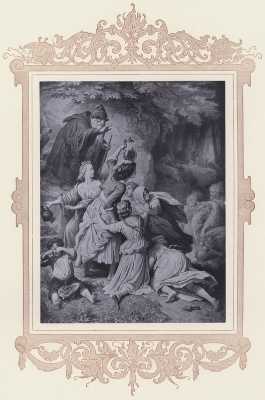 Mädchen im Walde, Der getreue Eckart von Wilhelm von (after) Kaulbach