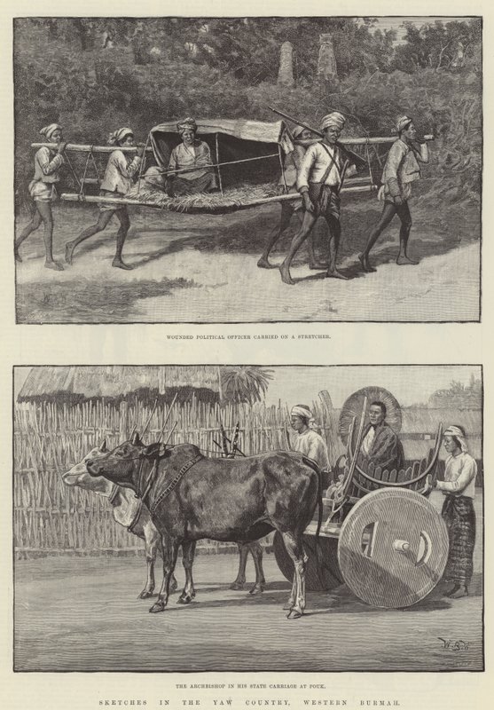 Skizzen im Yaw-Land, West-Burma von William Barnes Wollen