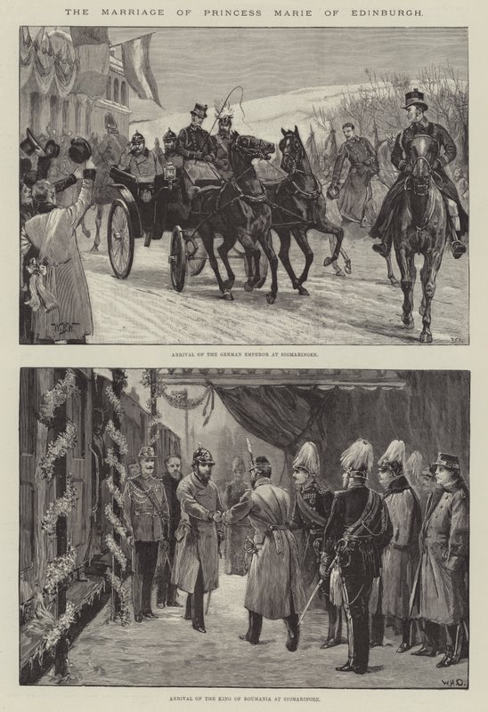 Die Hochzeit von Prinzessin Marie von Edinburgh von William Barnes Wollen