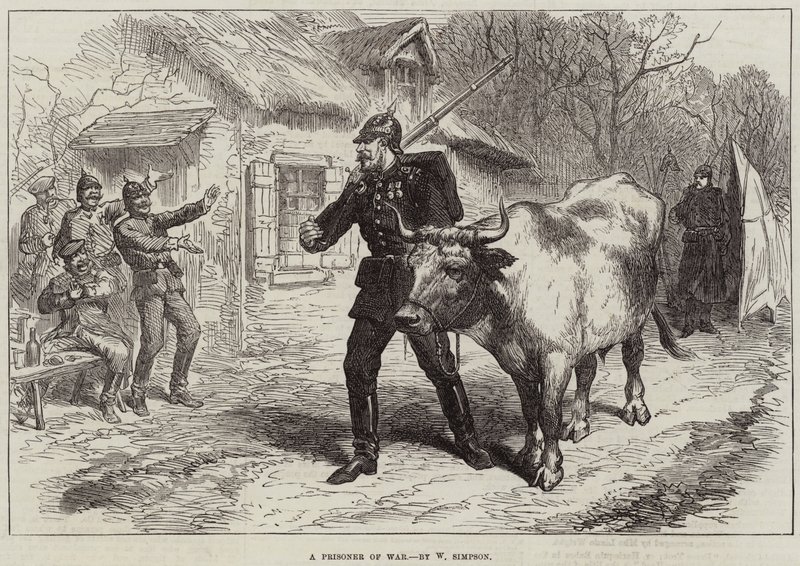 Ein Kriegsgefangener von William Crimea Simpson