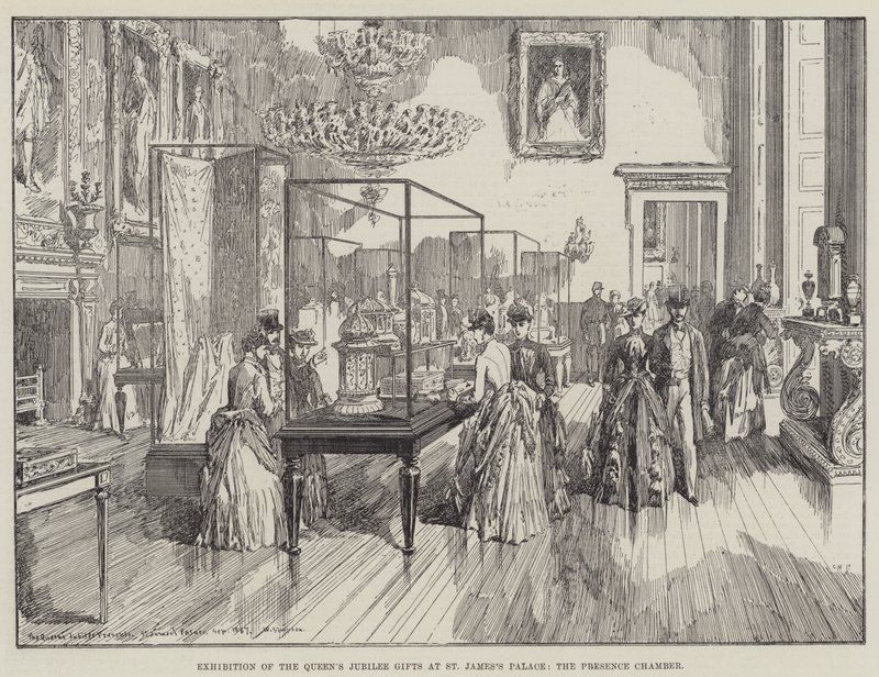 Ausstellung der Jubiläumsgeschenke der Königin im St. James