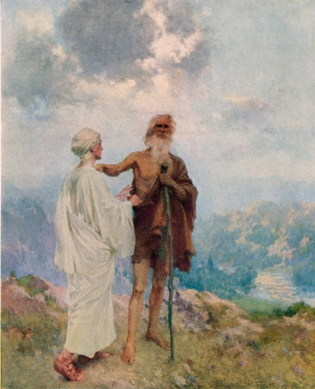 Die Trennung von Elia und Elisa von William Ladd Taylor