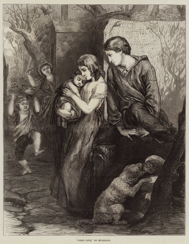 Erste Liebe von William Mulready