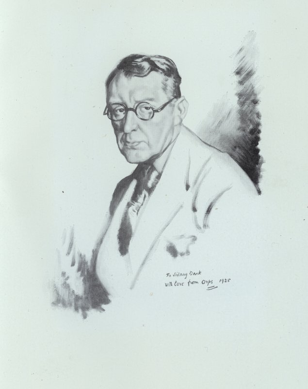 Sidney Dark, englischer Schriftsteller, 1925 von William Orpen