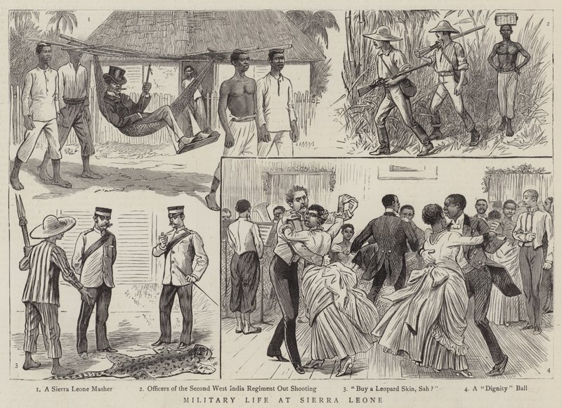 Militärleben in Sierra Leone von William Ralston