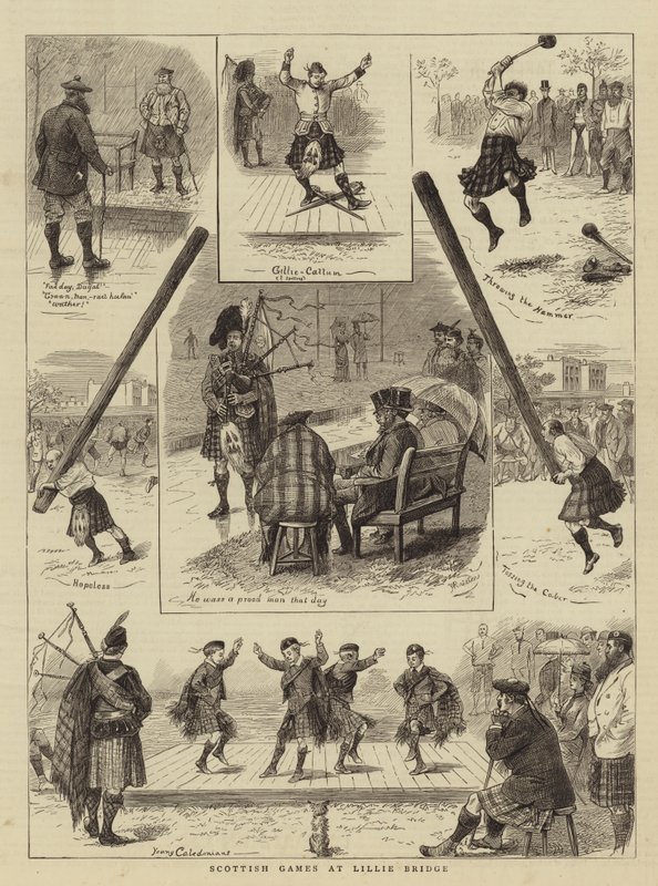 Schottische Spiele in Lillie Bridge von William Ralston