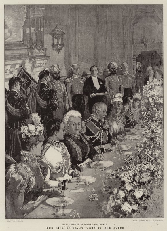 Der Besuch des Königs von Siam bei der Königin von William Small