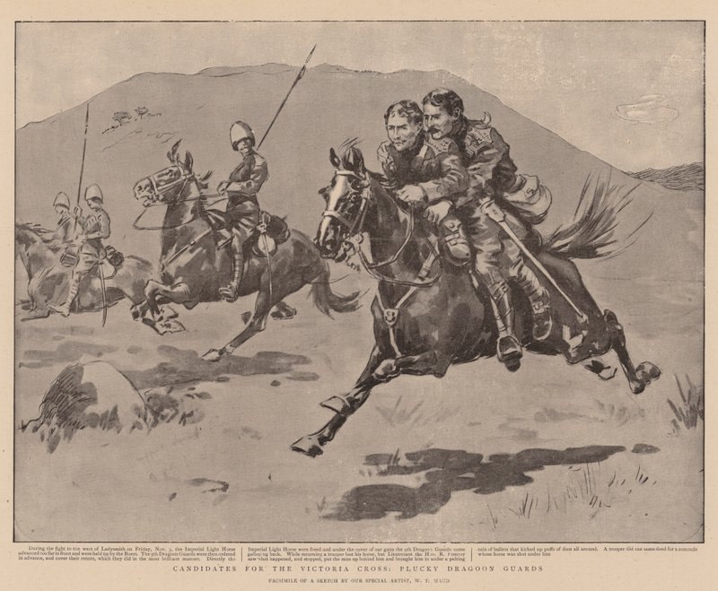 Kandidaten für das Victoria-Kreuz, mutige Dragonerwachen von William T. Maud