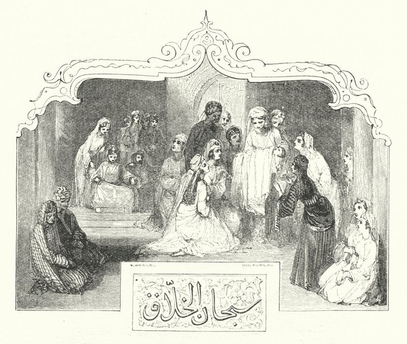 Die Geschichte von Prinz Kamar-ez-Zeman und Prinzessin Budoor von William (after) Harvey
