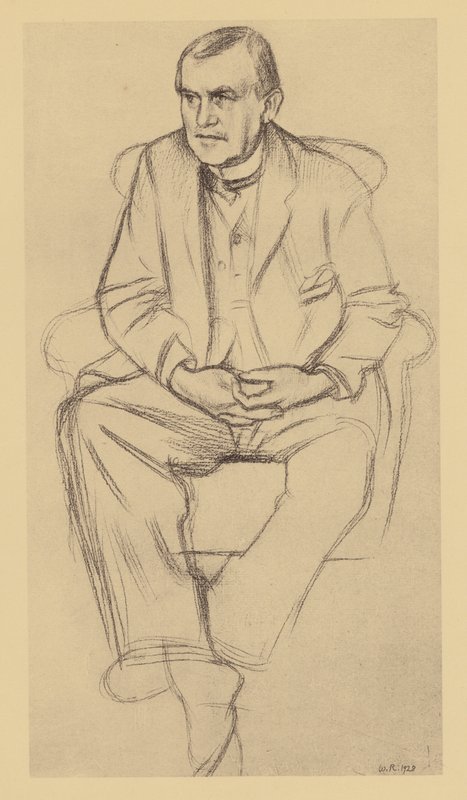 Porträt von Philip Wilson Steer von William (after) Rothenstein
