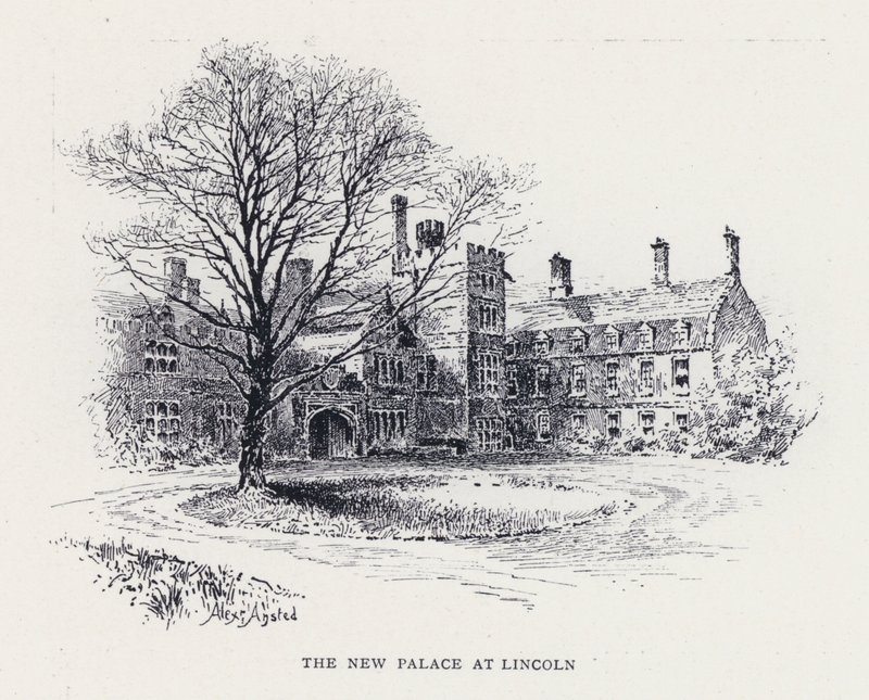 Der neue Palast in Lincoln von William Alexander Ansted