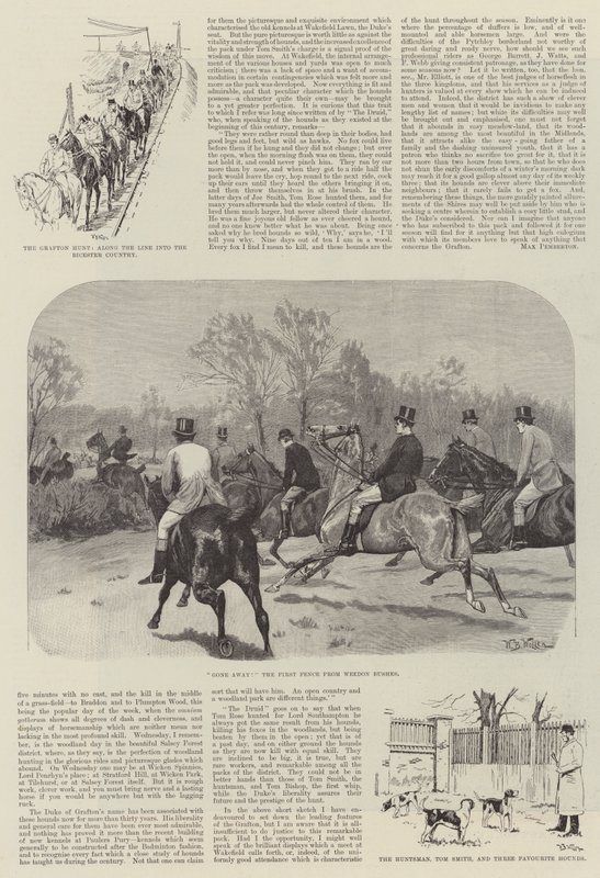 Die Grafton Jagd von William Barnes Wollen