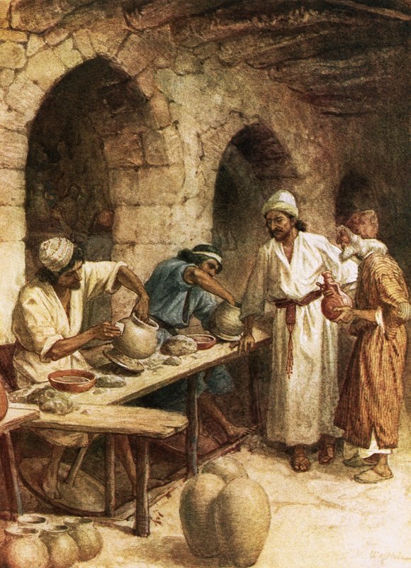 Jeremia und der Töpfer von William Brassey Hole