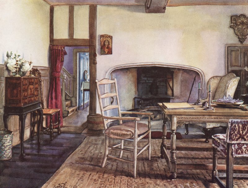 Innendekoration: Eine weiße Halle von William Bruce Ellis Ranken