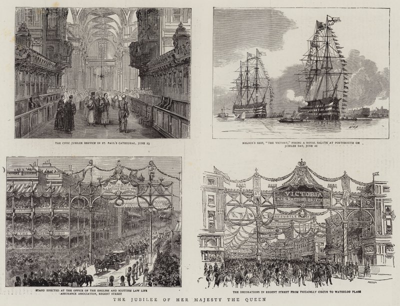 Das Jubiläum Ihrer Majestät der Königin von William Edward Atkins