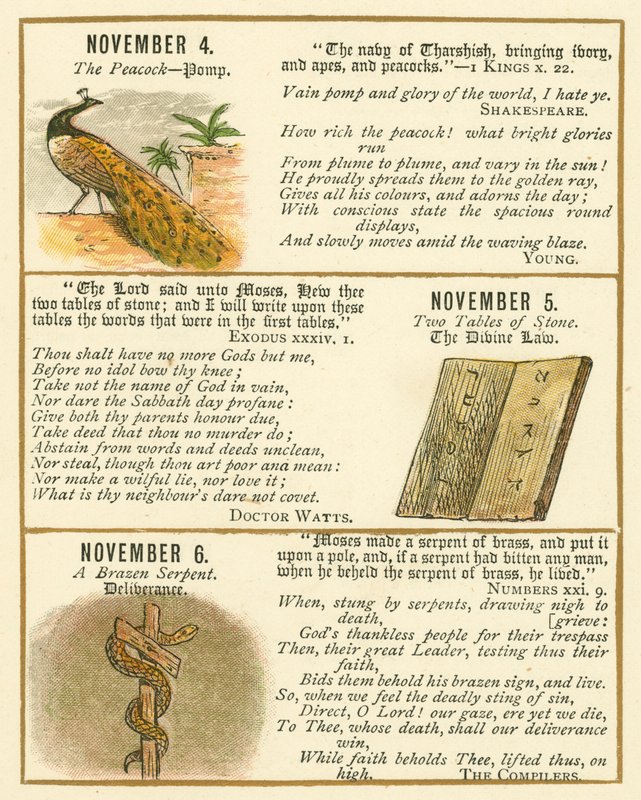 Seite aus dem Bibel-Emblem-Jubiläumsbuch von William Foster