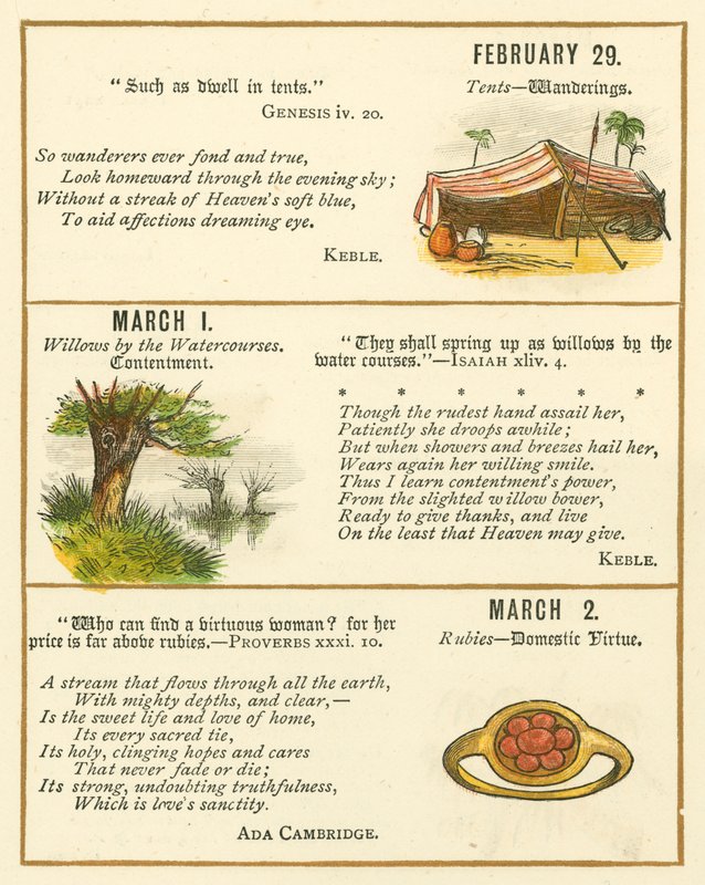 Seite aus dem Bibel-Emblem-Jubiläumsbuch von William Foster