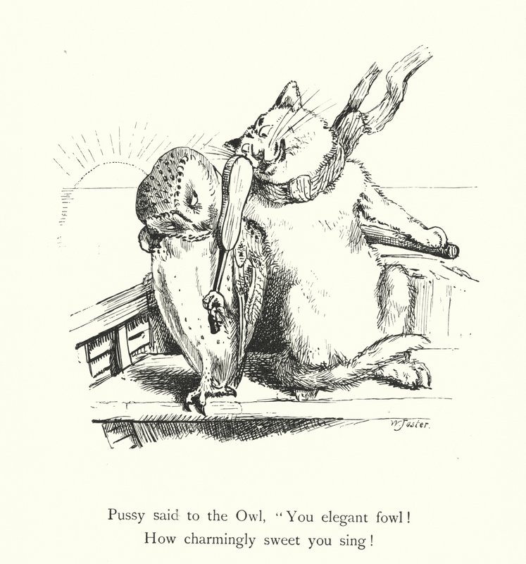 Die Eule und die Katze von William Foster