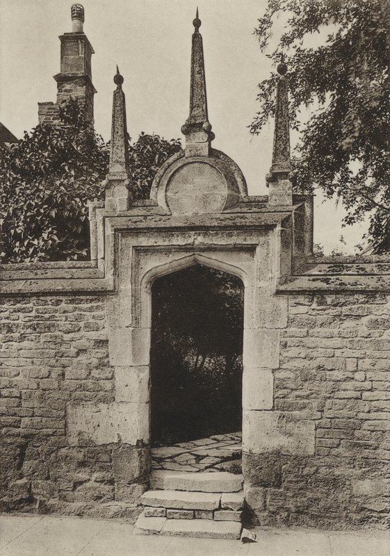 Tür, Paynis Almshouses, Oundle von William Galsworthy Davie