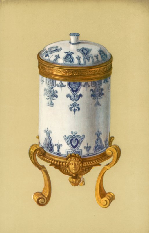 Toilettentopf, St. Cloud, mit Ormolu-Montierung von William Gibb