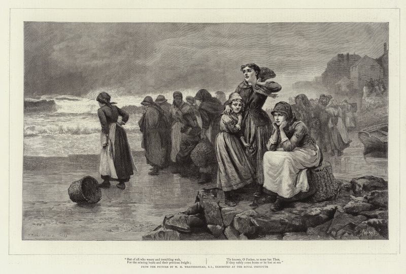 Frauen warten von William Harris Weatherhead
