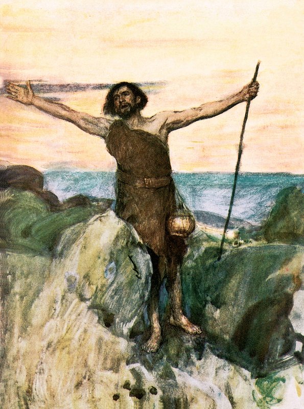 Die Stimme eines Rufenden in der Wüste von William Hatherell