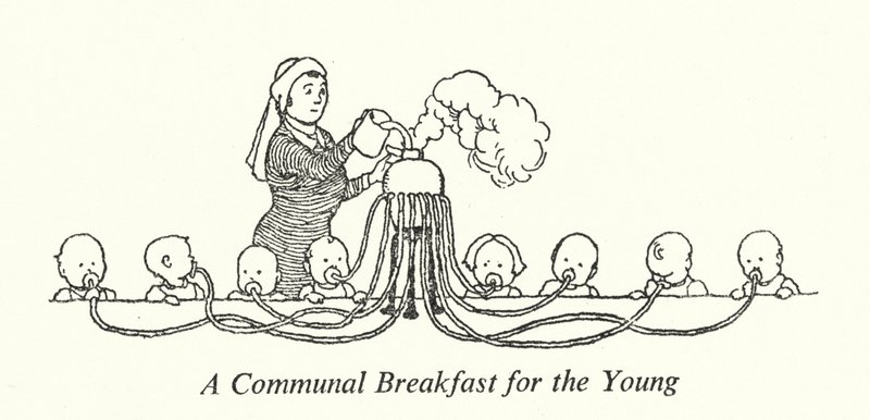 Ein gemeinsames Frühstück für die Jungen von William Heath Robinson