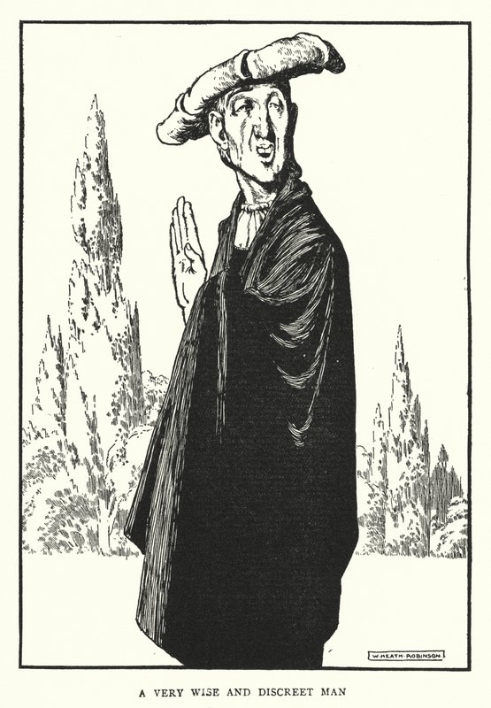 Ein sehr weiser und diskreter Mann von William Heath Robinson