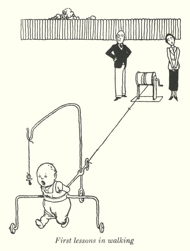 Erste Gehversuche von William Heath Robinson