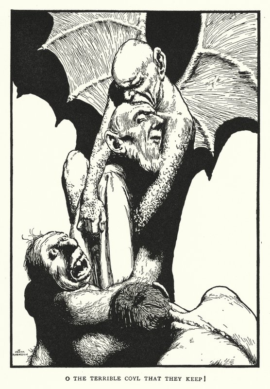 O der schreckliche Lärm, den sie machen! von William Heath Robinson