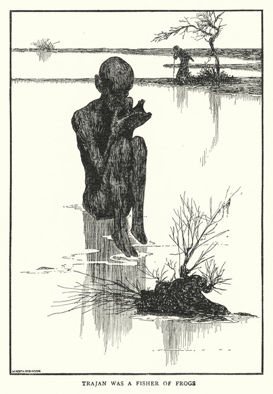 Trajan war ein Froschfischer von William Heath Robinson