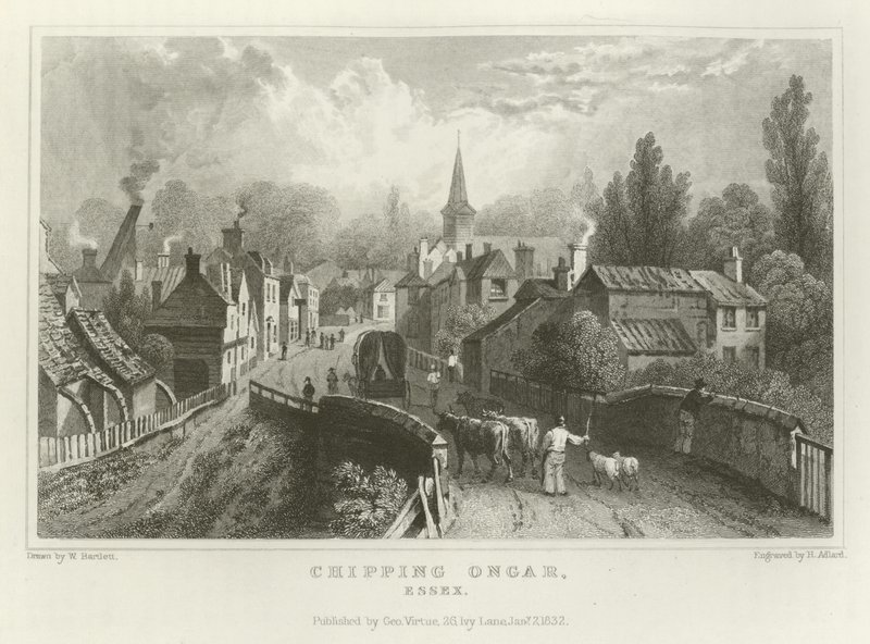 Chipping Ongar, Essex von William Henry Bartlett