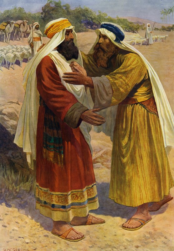 Begegnung von Jakob und Esau von William Henry Charles Groome