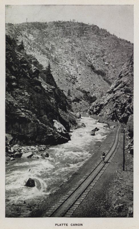 Canyons von Colorado: Platte Canon von William Henry Jackson