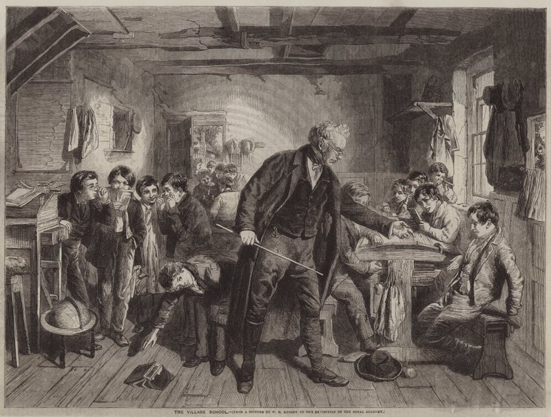 Die Dorfschule von William Henry Knight