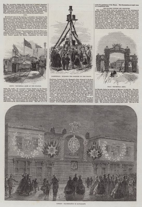 Hochzeit des Prinzen von Wales und Alexandra von Dänemark von William Henry Pike