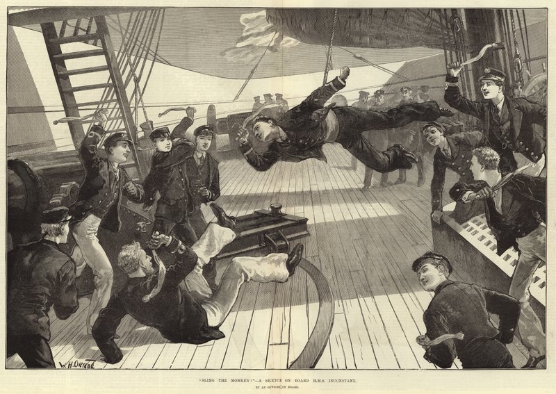 Schleudere den Affen! von William Heysham Overend