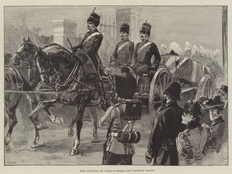 Das Begräbnis von Feldmarschall Sir Patrick Grant von William Heysham Overend